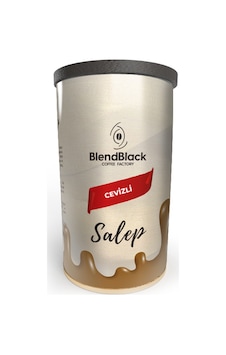 Blendblack Cevizli Salep Teneke Kutu 500 G Blendblack Cevizli Salep Teneke Kutu 500 G