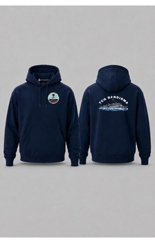 Bahriyeli Collection Kapüşonlu Tcg Bandırma Dalgalar Arası Tasarımlı Cep Ve Sırt Baskılı Unisex Sweatshirt Lacivert Bahriyeli Collection Kapüşonlu Tcg Bandırma Dalgalar Arası Tasarımlı Cep Ve Sırt Baskılı Unisex Sweatshirt Lacivert