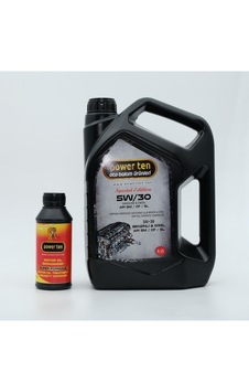 Power Ten 5w30 Motor Yağı 5 Litre + Motor Yağ Katkısı Power Ten 5w30 Motor Yağı 5 Litre + Motor Yağ Katkısı