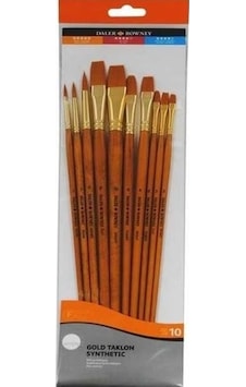 Daler Rowney Akrilik Yağlıboya 10 Lu Fırça Seti