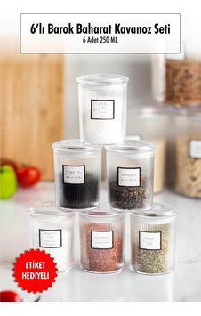 6'lı Barok Yuvarlak Baharat Kavanoz Seti & Saklama Kabı & Erzak Kabı 6 250 Ml Altın 6'lı Barok Yuvarlak Baharat Kavanoz Seti & Saklama Kabı & Erzak Kabı 6 250 Ml Altın