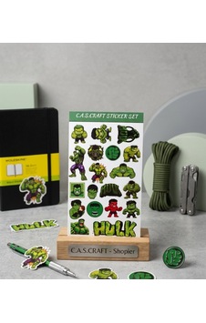 Cascraft'ta Hulk Sticker Çılgınlığı 1 Adet