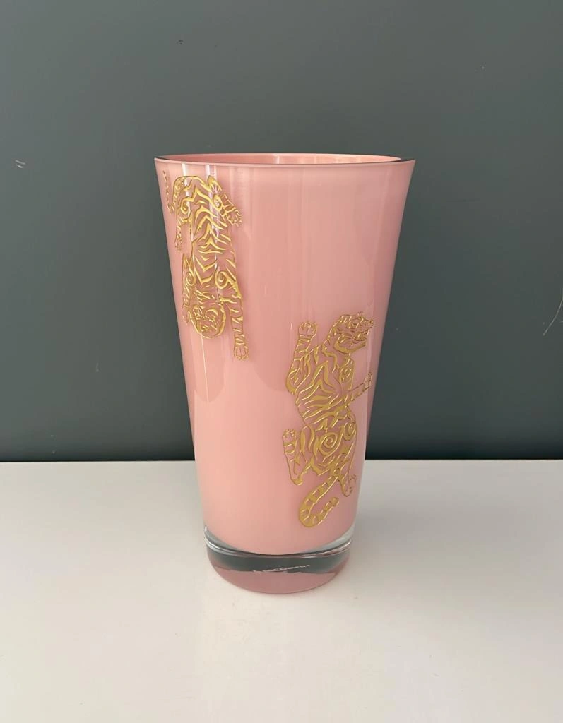 Decorıum Açık Pembe Tıger Vazo Pembe Decorıum Açık Pembe Tıger Vazo Pembe