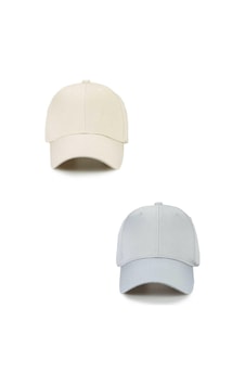 Ritagarcia Unisex Ayarlanabilir Spor Bej-açık Gri Basic Kep Şapka 2'li Set Bej - Gri Ritagarcia Unisex Ayarlanabilir Spor Bej-açık Gri Basic Kep Şapka 2'li Set Bej - Gri