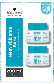 Bonacure Bc Clean Nem Yükleme Kürü 200ml X 2 Adet - Kuru Ve Kıvırcık Saçlar İçin Bonacure Bc Clean Nem Yükleme Kürü 200ml X 2 Adet - Kuru Ve Kıvırcık Saçlar İçin