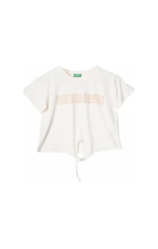 United Colors Of Benetton Benetton Kız Çocuk T-shirt 09308 Beyaz United Colors Of Benetton Benetton Kız Çocuk T-shirt 09308 Beyaz
