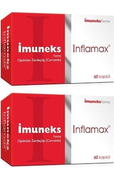 Imuneks Inflamax Optimize Zerdeçöp Curcumin 60 Kapsül 2 Adet Imuneks Inflamax Optimize Zerdeçöp Curcumin 60 Kapsül 2 Adet
