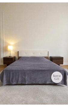 Welsoft Çift Kişilik Battaniye 200x220 Cm Koyu Gri Koyu Gri Welsoft Çift Kişilik Battaniye 200x220 Cm Koyu Gri Koyu Gri