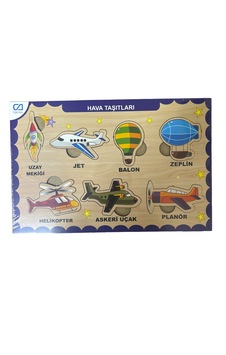 Ca Ahşap Puzzle Hava Taşıtları