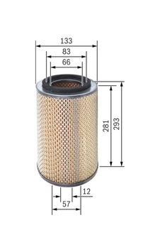 BOSCH 1457436042 DENOX FİLTRE BOSCH 1457436042 DENOX FİLTRE