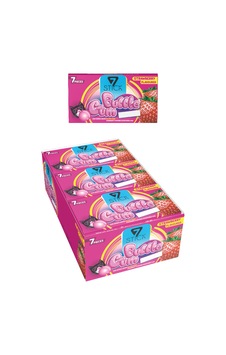 Şekerli 7'li Çilek Aromalı Sakız 14,5gr 24 Adet Şekerli 7'li Çilek Aromalı Sakız 14,5gr 24 Adet