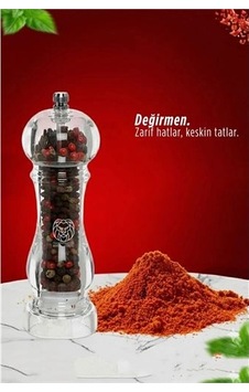 Alistair Serisi Kristal Akrilik Seramik Dişli Ayarlanabilir Lüks Baharat Öğütücü 16 Cm 722917 Açık Alistair Serisi Kristal Akrilik Seramik Dişli Ayarlanabilir Lüks Baharat Öğütücü 16 Cm 722917 Açık