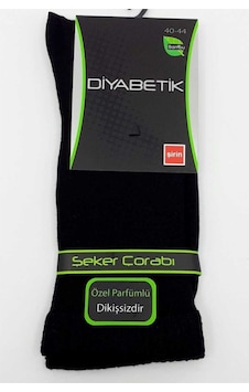 Şirin Erkek Şeker Çorabı Düz Dikişsiz Bambu- 6 Adet Siyah Std Siyah