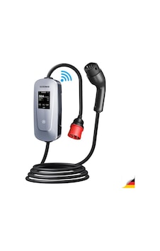 Schoner 22kw Taşınabilir Elektrikli Araç Şarj İstasyonu Wi-fi/bluetooth Smart 5 Metre Tip2 Kablolu Trifaz/monofaz Schoner 22kw Taşınabilir Elektrikli Araç Şarj İstasyonu Wi-fi/bluetooth Smart 5 Metre Tip2 Kablolu Trifaz/monofaz