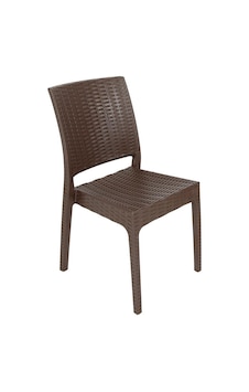 Luna Elit Rattan Sandalye 2 Adet Kahverengi Luna Elit Rattan Sandalye 2 Adet Kahverengi