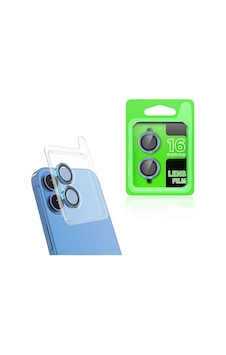 Apple Uyumlu iPhone 16 Plus Zore Cl-07 Kamera Lens Koruyucu-mavi Açık Apple Uyumlu iPhone 16 Plus Zore Cl-07 Kamera Lens Koruyucu-mavi Açık