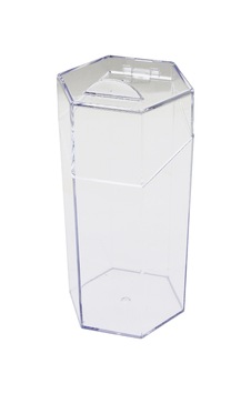 Kapaklı 6gen Organizer Fırça Düzenleyici Altın - Beyaz