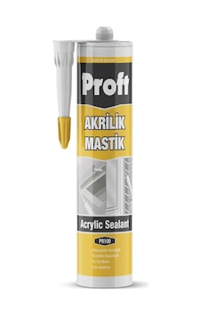 Proft Pr100 Akrilik Mastik 450 Gr Beyaz Proft Pr100 Akrilik Mastik 450 Gr Beyaz