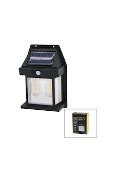 2 Lamba Solar - Sensörlü Aplik Duvar Lambası Dış Mekan 5.5v - 1w 2 Lamba Solar - Sensörlü Aplik Duvar Lambası Dış Mekan 5.5v - 1w