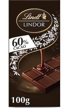 Lindor %60 Bitter Tablet Çikolata 100 Gr Lindor %60 Bitter Tablet Çikolata 100 Gr