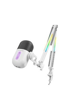Rampage Arpej Beyaz Rgb Standlı Ses Göstergeli Masaüstü Mikrofon Rampage Arpej Beyaz Rgb Standlı Ses Göstergeli Masaüstü Mikrofon