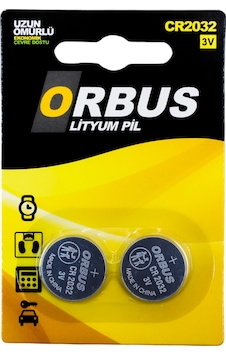 Orbus Cr2032 3 Volt Lityum Para Pil 2li Paket ı 5224 Orbus Cr2032 3 Volt Lityum Para Pil 2li Paket ı 5224