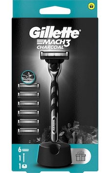 Gillette Mach3 Charcoal Tıraş Makinesi + Yedek Bıçak 6'lı Gillette Mach3 Charcoal Tıraş Makinesi + Yedek Bıçak 6'lı