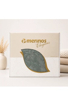 Merinos Elegans Çift Kişilik Battaniye Çağla Yeşili Merinos Elegans Çift Kişilik Battaniye Çağla Yeşili