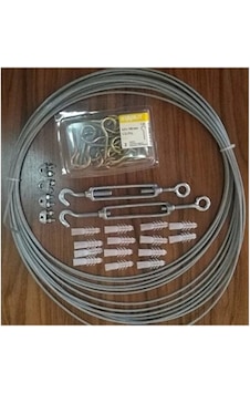 File Montaj Mazemesi 8 Metre Için Kanca Dubel Çelik Halat File Mo File Montaj Mazemesi 8 Metre Için Kanca Dubel Çelik Halat File Mo