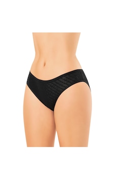 Kota İç Giyim 6 Adet %100 Pamuklu Kalpli Kadın Bikini Külot Siyah