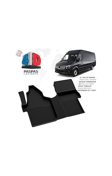 Mercedes Sprinter W906 4d Araca Özel Havuzlu Kauçuk Paspas 2006 Üzeri Ön Çift Koltuk
