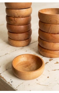 12 Parça Doğal Ahşap Çerezlik Kaseler - 9cm Kahvaltılık Ve Meze Sosluk Seti 12 Parça Doğal Ahşap Çerezlik Kaseler - 9cm Kahvaltılık Ve Meze Sosluk Seti