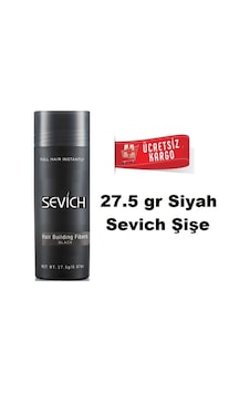 Sevich 27,5 Gr Siyah Saç Fiberi Keratin Saç Tozu Sevich 27,5 Gr Siyah Saç Fiberi Keratin Saç Tozu