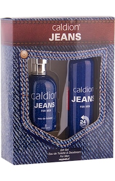 Caldion Jeans Erkek Parfüm EDT 100 ML + Sprey Deodorant 150 ML Caldion Jeans Erkek Parfüm EDT 100 ML + Sprey Deodorant 150 ML