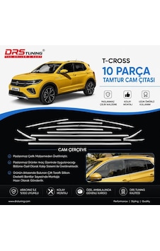 Volkswagen T-cross 2018 - 2026 Krom Cam Çerçevesi Parça