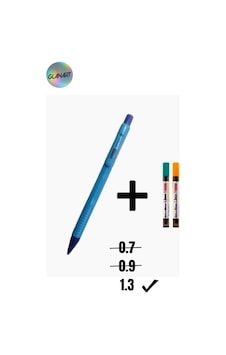 1.3 Mm Uçlu Kalem Ve 2 Paket 1.3 Mm Uç Seti Mikro A.mavi 1.3 Mm Uçlu Kalem Ve 2 Paket 1.3 Mm Uç Seti Mikro A.mavi