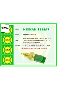 Hararet Müşürü Berlıngo-partner 1.4-1.6-1.9-c2-c3-c4-c5-jumpy-nemo-xsara-scudo-p206-p307-expert-lgn 96368023 Hararet Müşürü Berlıngo-partner 1.4-1.6-1.9-c2-c3-c4-c5-jumpy-nemo-xsara-scudo-p206-p307-expert-lgn 96368023