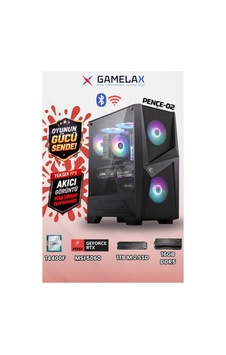 Gamelax Pençe-02 i5-14400f RTX5060 8 GB 16 GB 1TB SSD Dos Masaüstü Oyuncu Bilgisayar Gamelax Pençe-02 i5-14400f RTX5060 8 GB 16 GB 1TB SSD Dos Masaüstü Oyuncu Bilgisayar