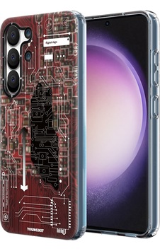 Youngkit Galaxy S23 Plus Uyumlu Kılıf YoungKit Technology Serisi Kapak YOUNGKİT-TA85921