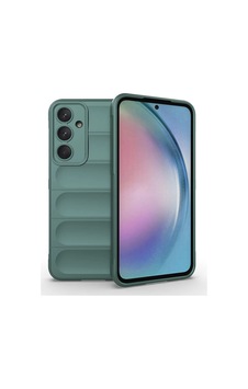 Samsung Galaxy Uyumlu A55 Kılıf Esnek Tpu Oyuklu Arka Yüzey Tasarımlı Zore Etnik Silikon Kapak Koyu Yeşil Samsung Galaxy Uyumlu A55 Kılıf Esnek Tpu Oyuklu Arka Yüzey Tasarımlı Zore Etnik Silikon Kapak Koyu Yeşil