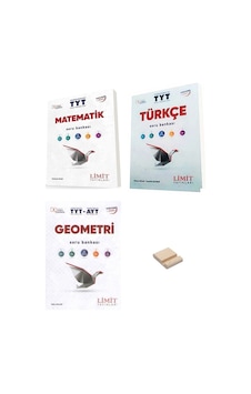 Limit Tyt Matematik Türkçe Ve Geometri Soru Bankası 3lü Set + Telefon Standı Limit Tyt Matematik Türkçe Ve Geometri Soru Bankası 3lü Set + Telefon Standı