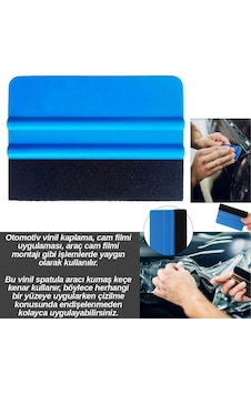 Carub Cam Filmi Çekme Aparatı Ragle Keçeli Oto Cam Filmi Folyo Kaplama Uygulamaları İçin İdeal Alet Carub Cam Filmi Çekme Aparatı Ragle Keçeli Oto Cam Filmi Folyo Kaplama Uygulamaları İçin İdeal Alet