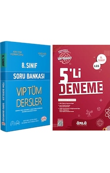 Editör Yayınları 8. Sınıf Vip Tüm Dersler Soru Ve Ünlü 5 Li Deneme Seti 2 Kitap Editör Yayınları 8. Sınıf Vip Tüm Dersler Soru Ve Ünlü 5 Li Deneme Seti 2 Kitap