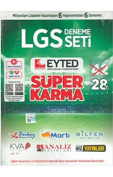 Eyted Süper Karma LGS 6 LI Deneme Seti Eyted Süper Karma LGS 6 LI Deneme Seti