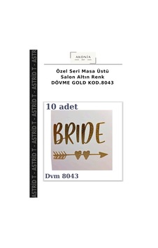 Özel Seri Masa Üstü Salon Altın Renk Dövme Gold Kod.8043 Özel Seri Masa Üstü Salon Altın Renk Dövme Gold Kod.8043