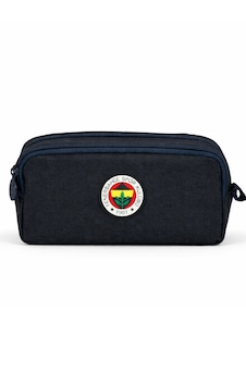 Fenerbahçe Lisanslı Lacivert Çift Bölmeli Kalemlik - Rubber Logolu Su İtici Kumaşlı Kalem Kutusu Fenerbahçe Lisanslı Lacivert Çift Bölmeli Kalemlik - Rubber Logolu Su İtici Kumaşlı Kalem Kutusu