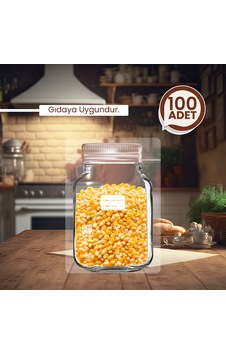 Büyük Boy Bakır Metal Kapaklı Kavanoz Görünümlü Saklama Poşeti 17x27 Cm -1000 Ml 100 Adet Büyük Boy Bakır Metal Kapaklı Kavanoz Görünümlü Saklama Poşeti 17x27 Cm -1000 Ml 100 Adet