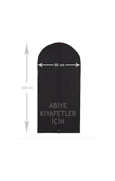 Serstil Abiye Elbise Kılıfı Gamboç Siyah 60 X 160 Cm Serstil Abiye Elbise Kılıfı Gamboç Siyah 60 X 160 Cm