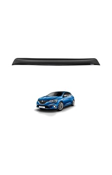 Renault Megane 4 Arka Cam Üstü Spoyler Rüzgarlık Kanat Abs Parlak Siyah 2016