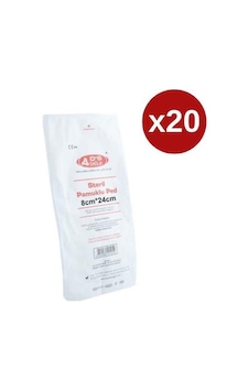 Ds Sağlık Steril Pamuklu Ped 8 x 24 CM 20 Adet Ds Sağlık Steril Pamuklu Ped 8 x 24 CM 20 Adet